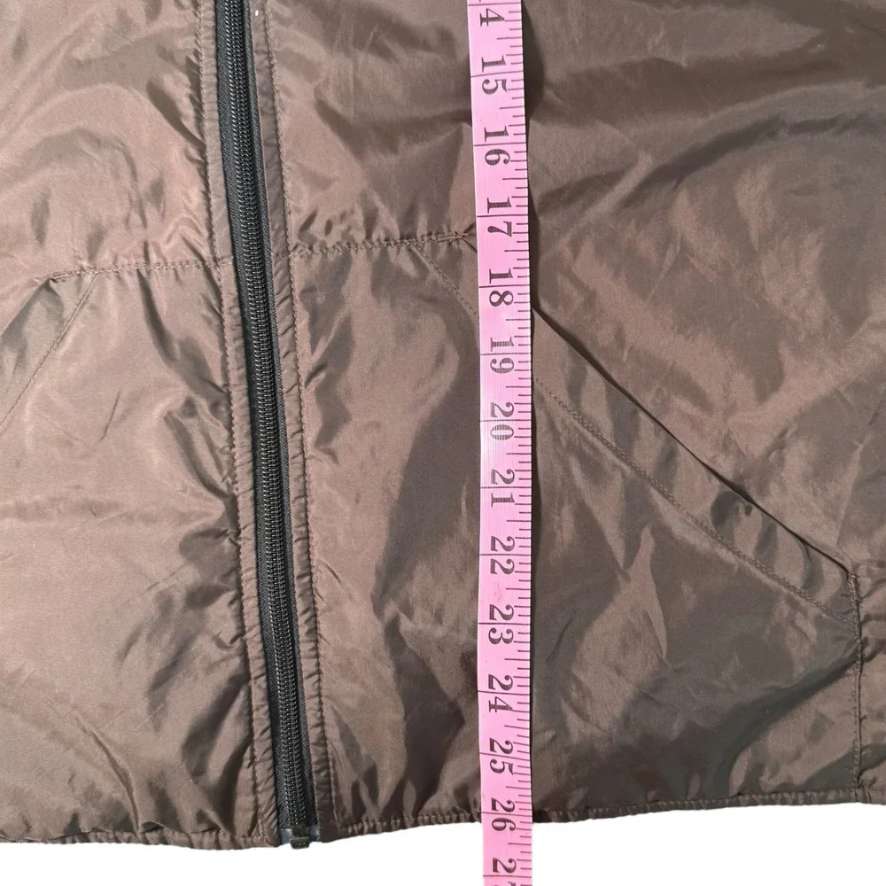 RedHead Mens Chocolate Brown Nylon Bomber Jacket L/G Insulated Pockets‎ Hunting